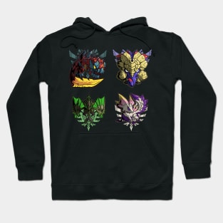 The Fated Four Sticker Pack | Monster Hunter Hoodie